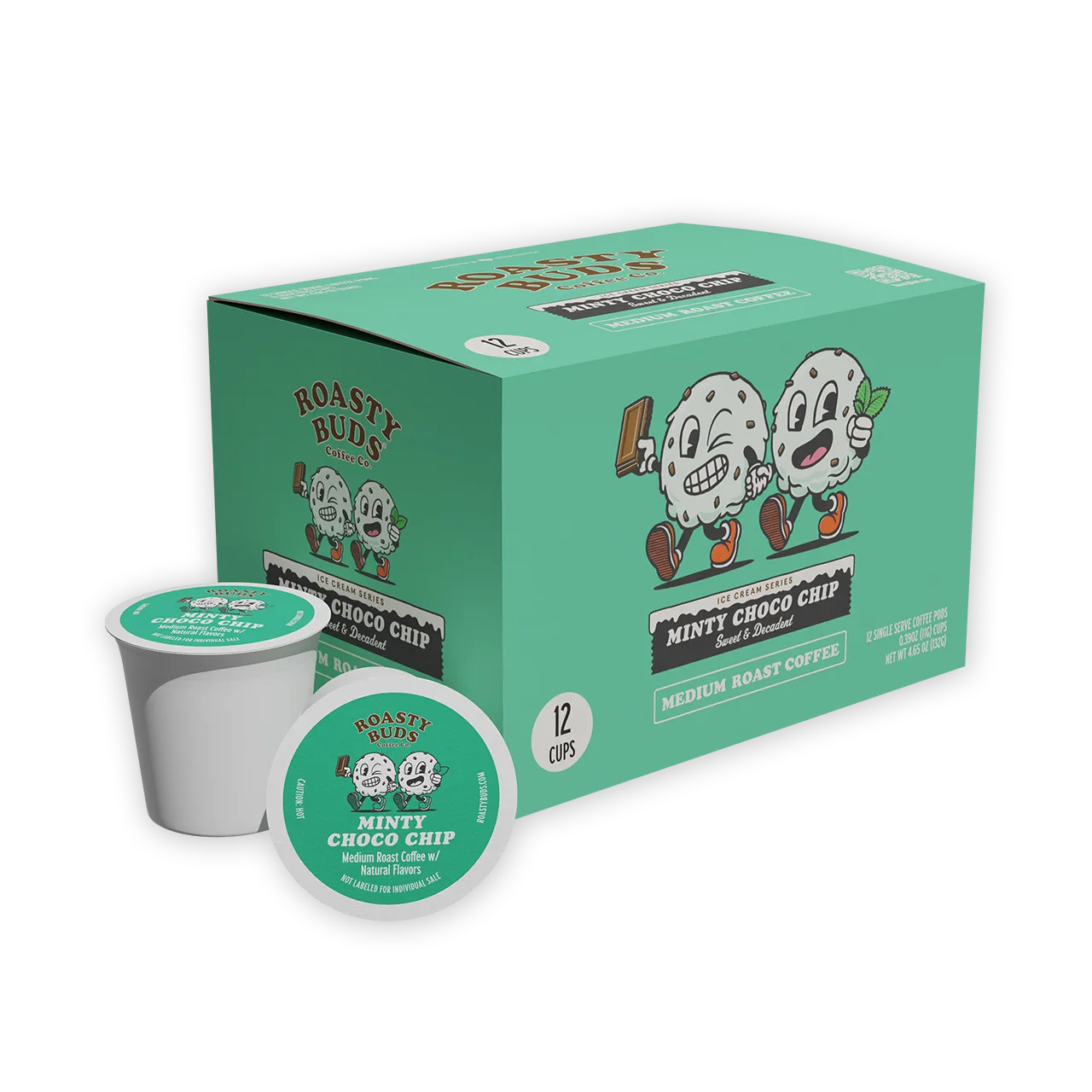 Minty Choco Chip Coffee Pods