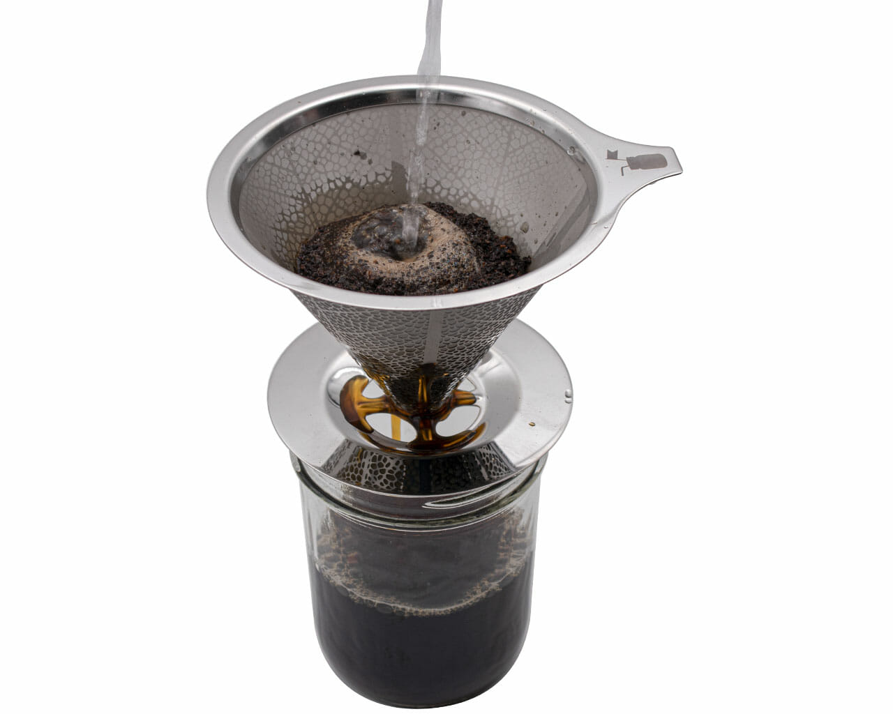 Pour Over Drip Coffee Stainless Steel Filter - Main Image
